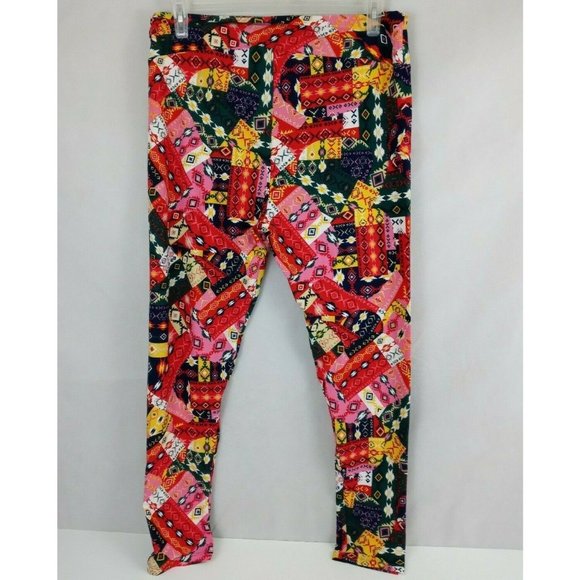 NEW LuLaRoe TC2 Leggings Multi-Color Western Design - Picture 2 of 6